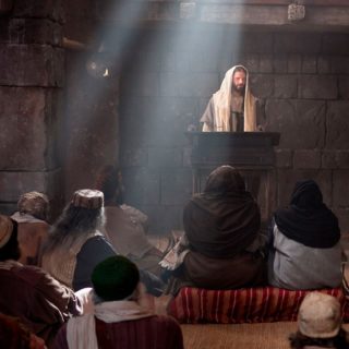 Jezus w synagodze w Nazarecie